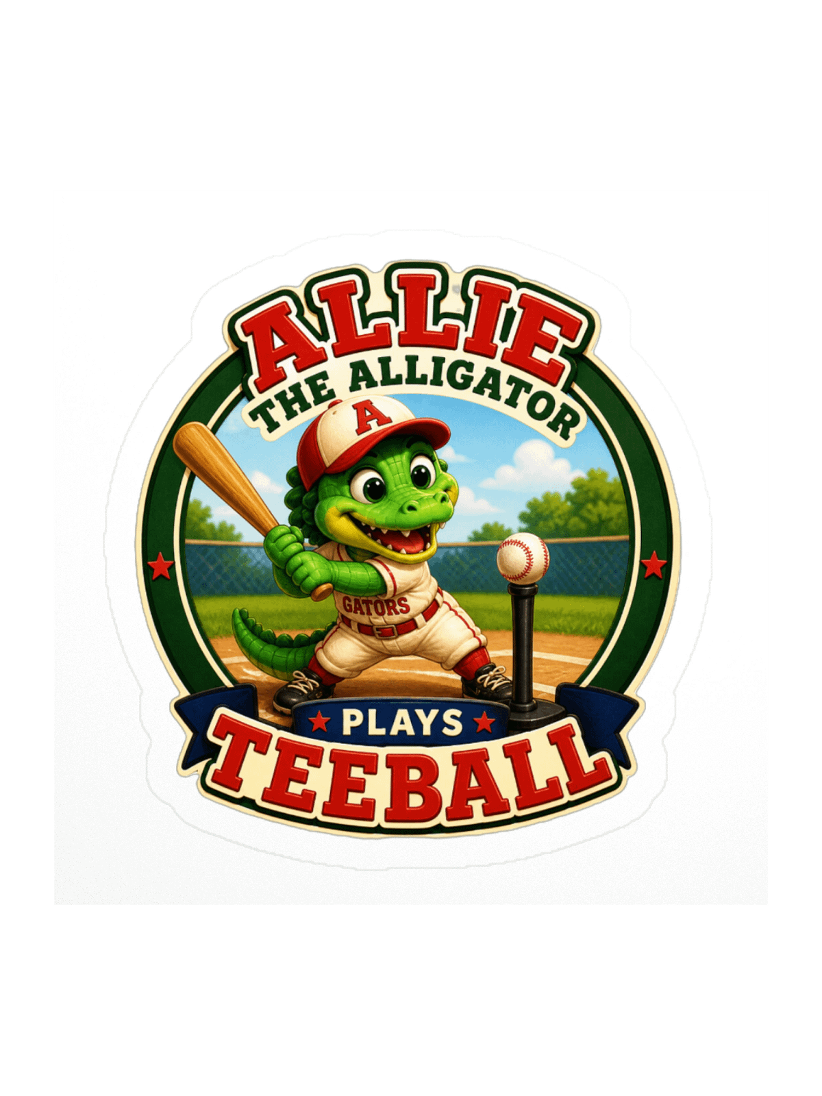 Allie the Alligator Stickers from Allie's shop